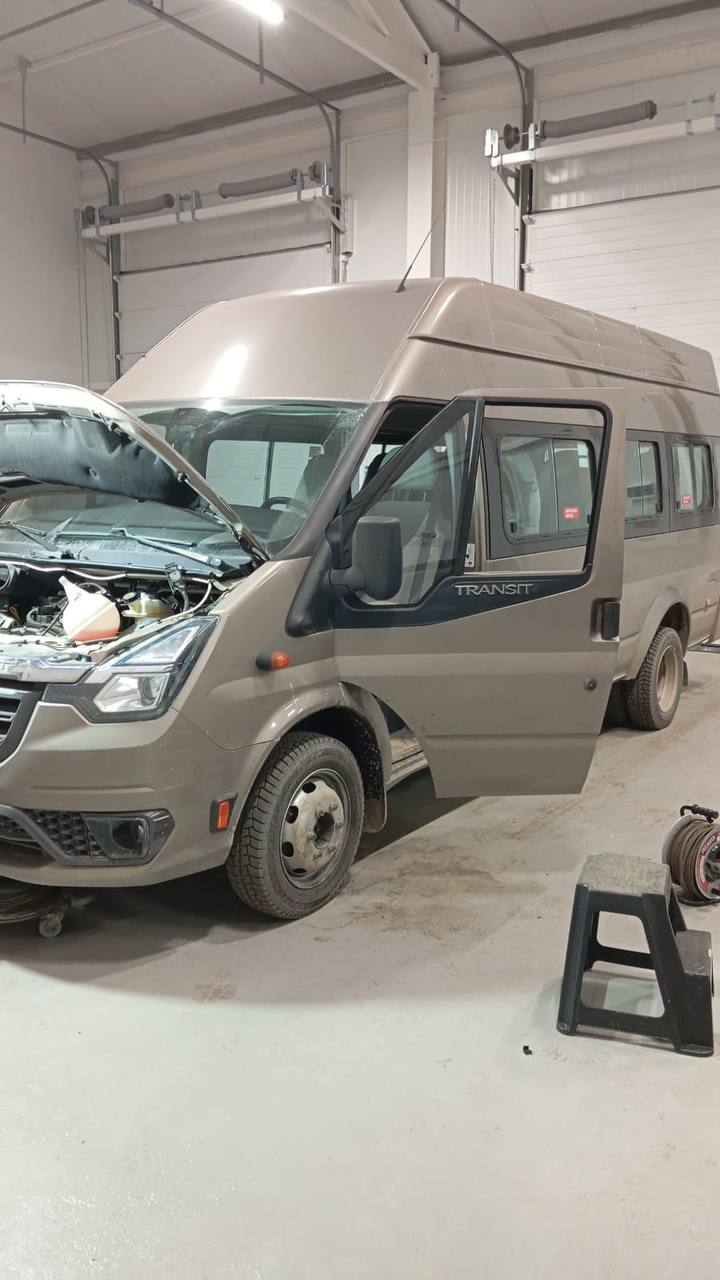 Ford Transit Pro на отключении AdBlue, ЕГР и DPF